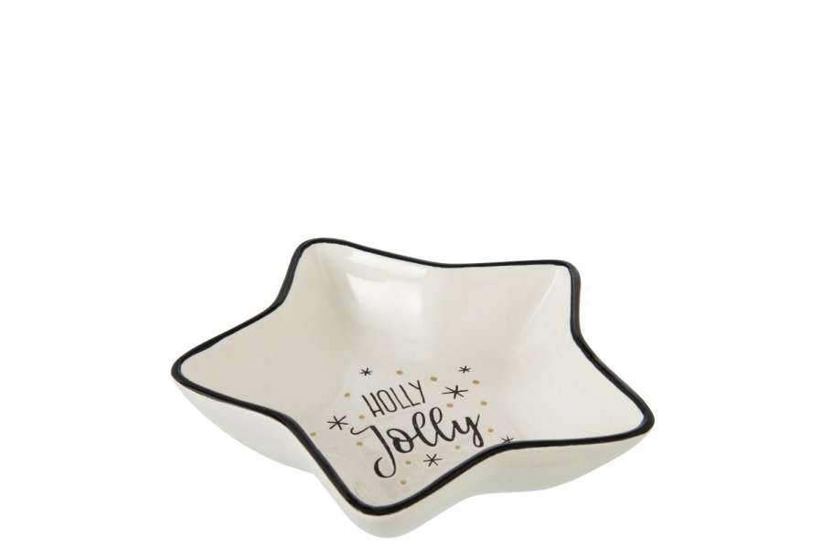 SERVING BOWL STAR DOLOMITE WHITE SMALL