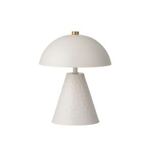TABLE LAMP MUSHROOM IRON OFF-WHITE