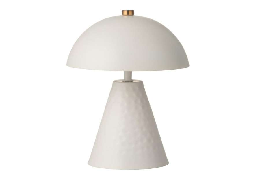 TABLE LAMP MUSHROOM IRON OFF-WHITE