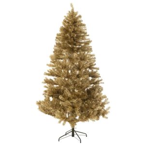 CHRISTMAS TREE ARTIFICIAL PVC GOLD COLORED LARGE