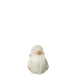GNOME TEXTILE BEARD PORCELAIN LIGHT GREY MEDIUM