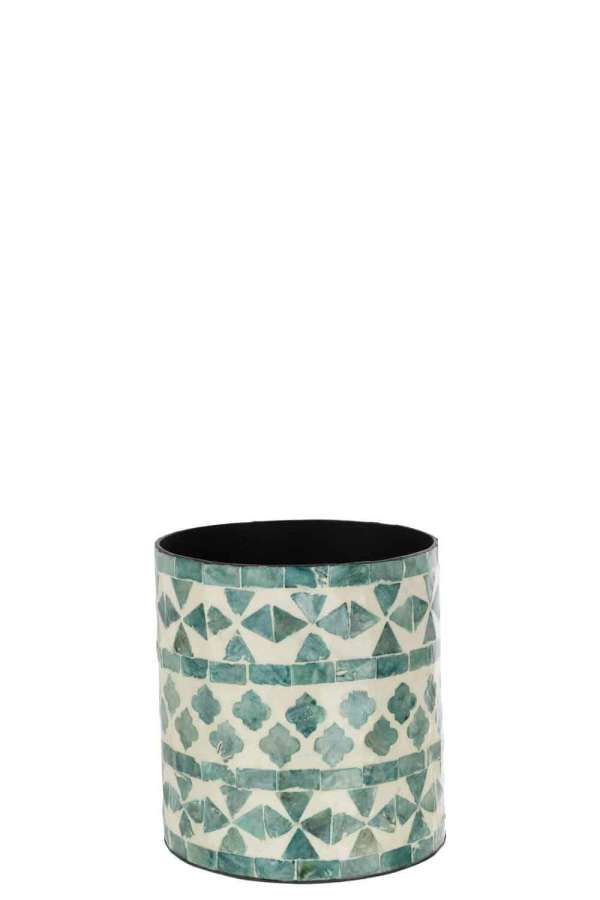 FLOWER POT PEARL AZURE