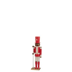 NUTCRACKER WOOD RED MEDIUM