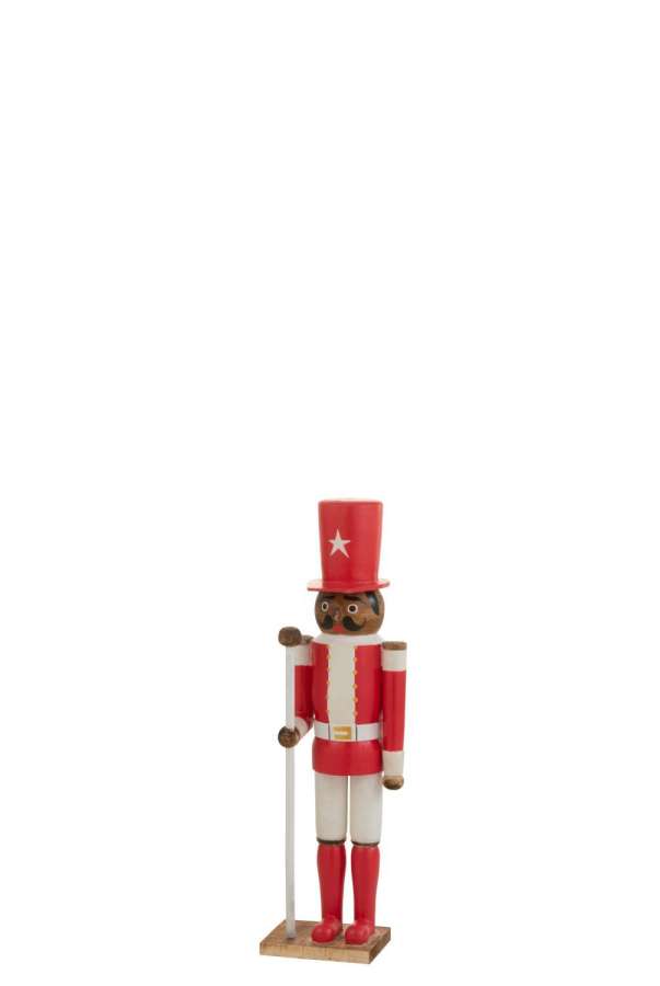 NUTCRACKER WOOD RED MEDIUM