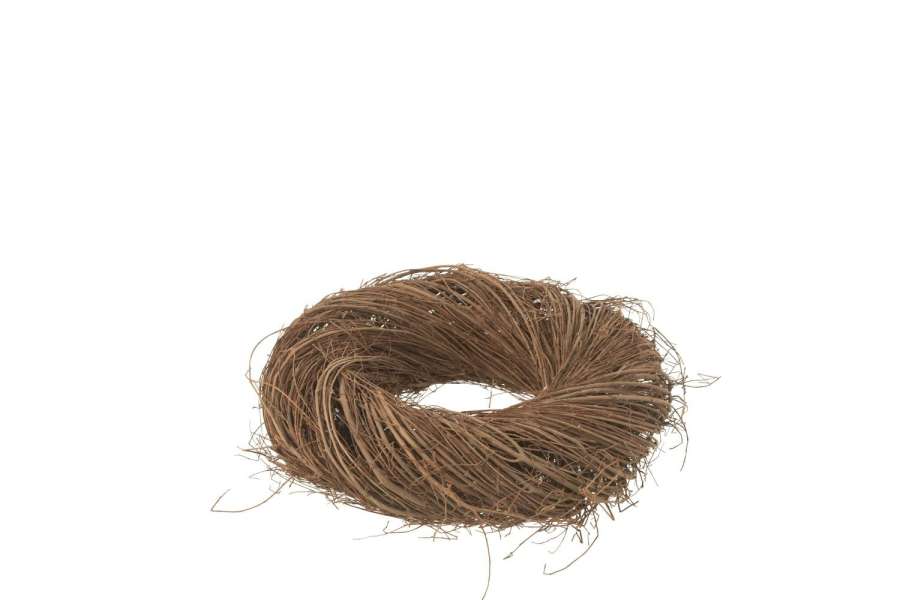 WREATH ROUND TWIG WILLOW NATURAL SMALL
