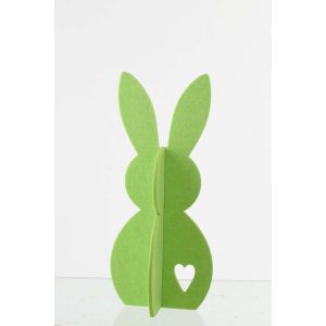 RABBIT FELT GREEN MEDIUM