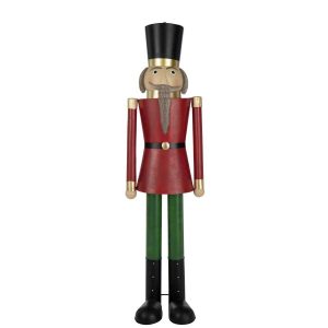 NUTCRACKER MOUSTACHE METAL MULTICOLORED LARGE