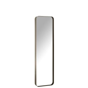 MIRROR MARKUS METAL/GLASS DARK BROWN S