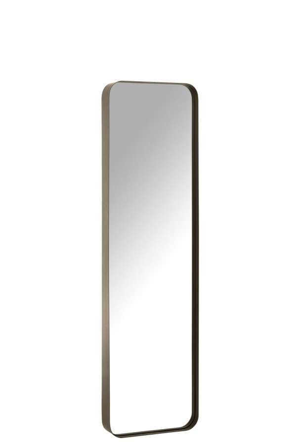 MIRROR MARKUS METAL/GLASS DARK BROWN S