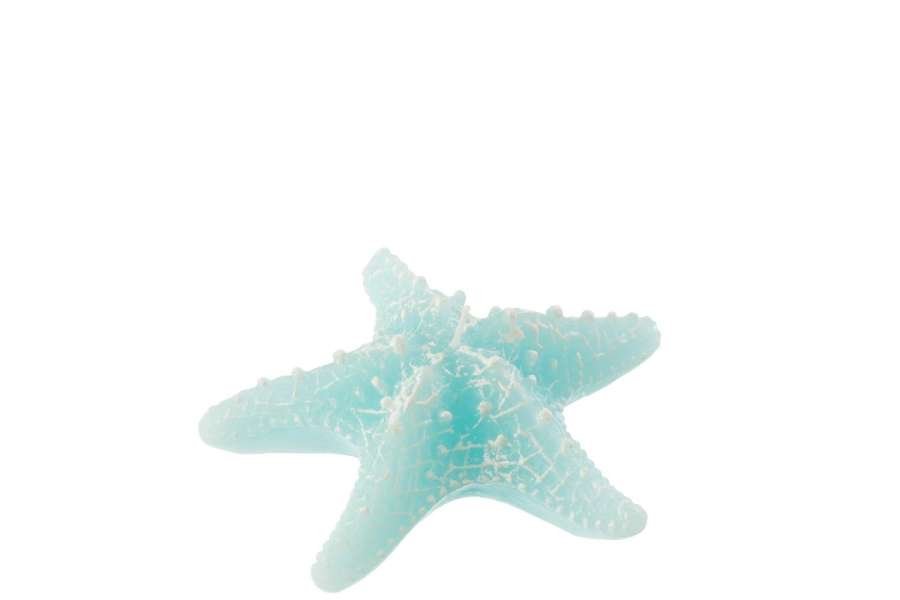 CANDLE STAR FISH WAX AZURE SMALL-2HOURS