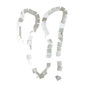 GARLAND  SQUARE PVC SILVER COLORED