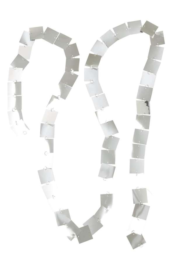 GARLAND  SQUARE PVC SILVER COLORED