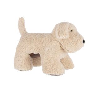 DOORSTOP DOG POLYESTER LIGHT BEIGE