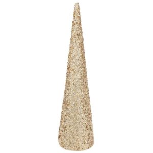 CONE SEQUINS FOAM GOLD COLORED LARGE