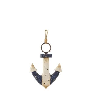 ANCHOR PAULOWNIA WOOD BLUE/WHITE SMALL