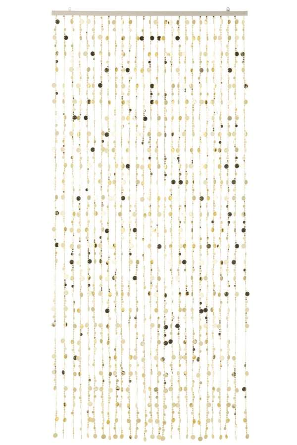 CURTAIN ROUND PS GOLD COLORED