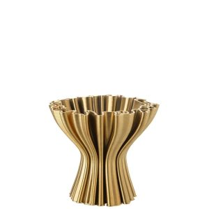 VASE 3D PRINTING IRREGULAR STONEWARE GOLD