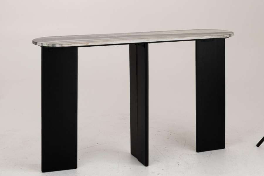 CONSOLE MATHILDE MARBLE BLACK/GREY