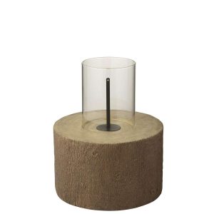 FIRE PIT ROUND TRUNK MAGNESIUM BROWN LARGE