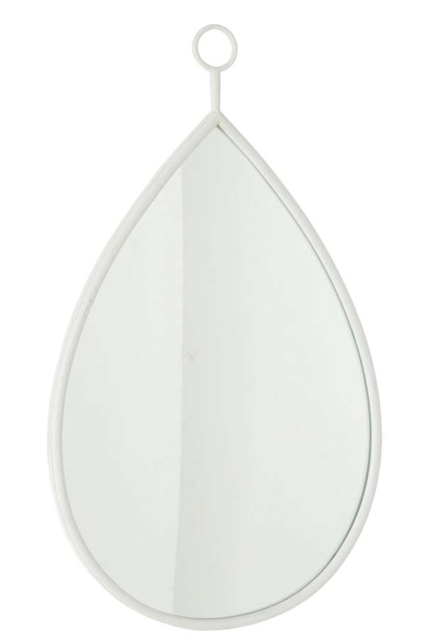 HANGING MIRROR DROP MIRROR/MDF WHITE LARGE