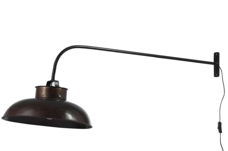 WALL LAMP LOUNGE METAL BLACK