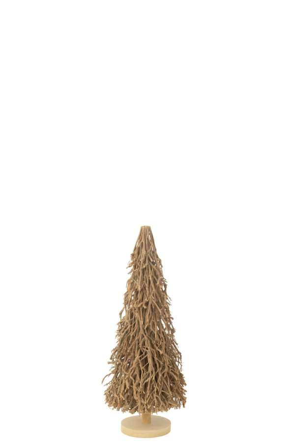 CHRISTMAS TREE TEATREE WOOD NATURAL SMALL