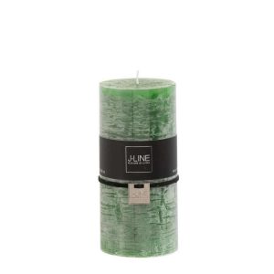 CYLINDER CANDLE LIGHT GREEN L -52H