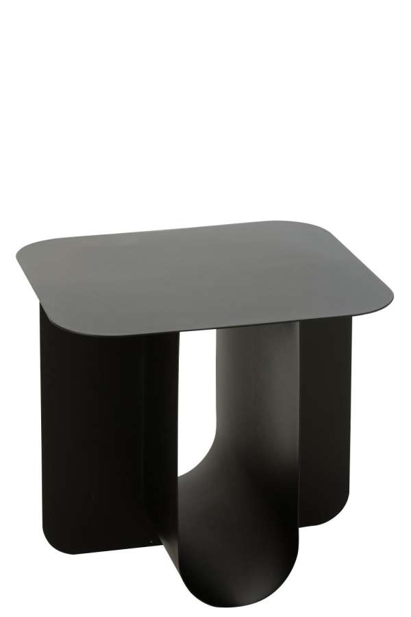 SIDE TABLE SQUARE METAL BLACK