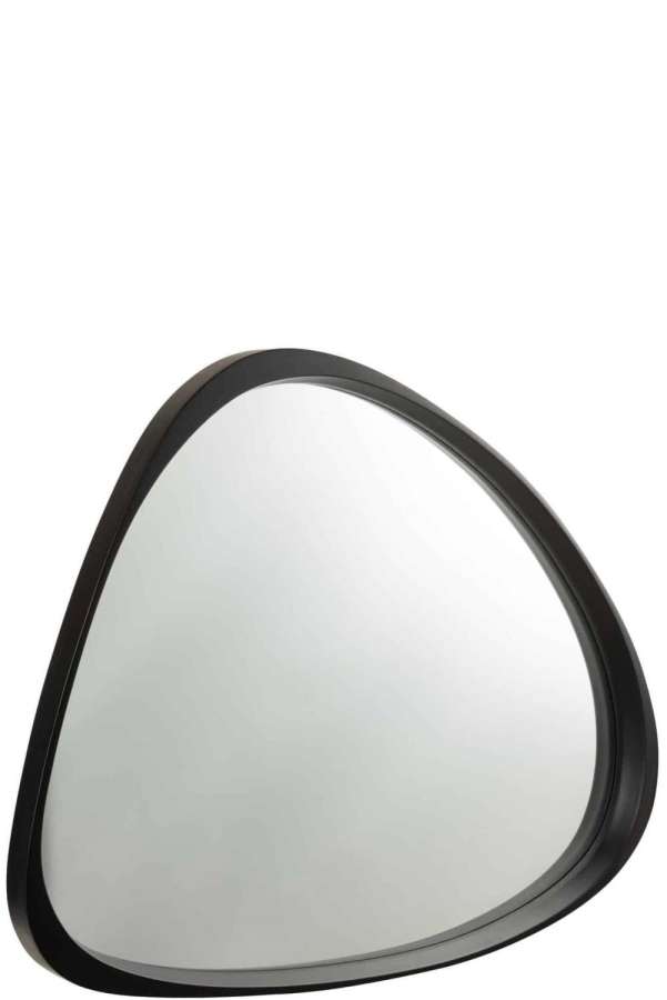 MIRROR GILES MDF/GLASS BLACK LARGE