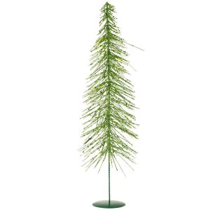 CHRISTMAS TREE GLITTERS PLASTIC DARK GREEN LARGE