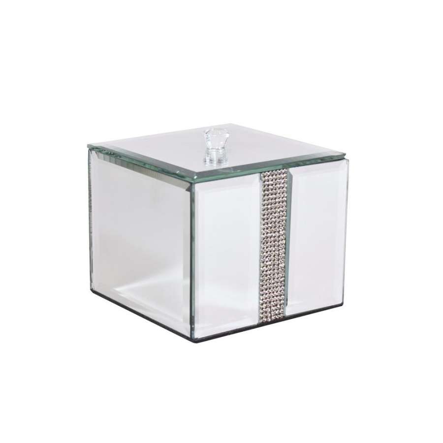 Smykkeskrin - speil/strass -7X12Cm