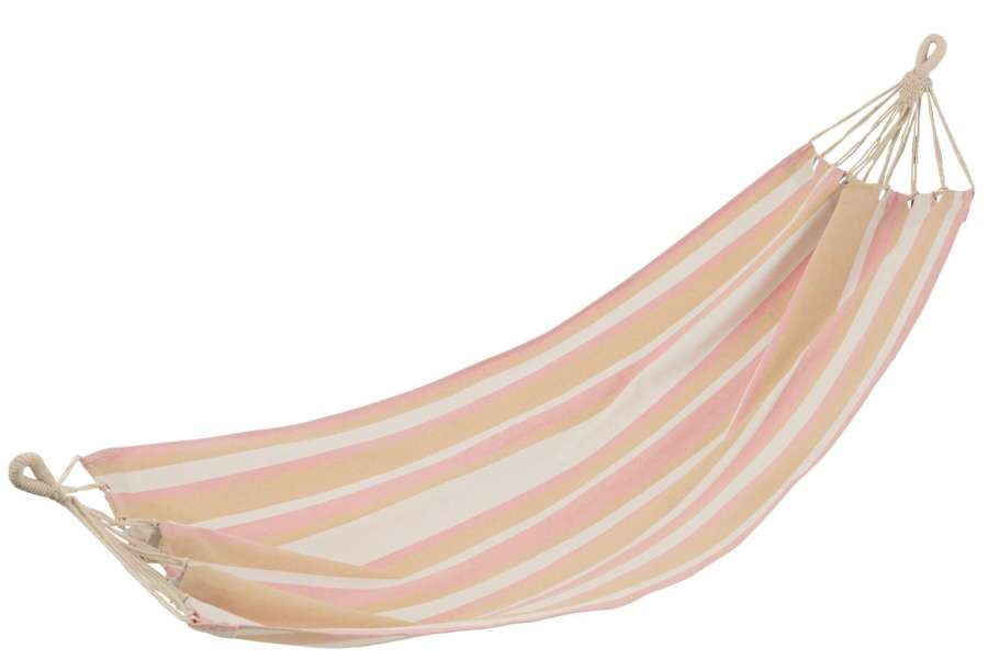 HAMMOCK STRIPES COTTON/POLYESTER WHITE/BEIGE/PINK
