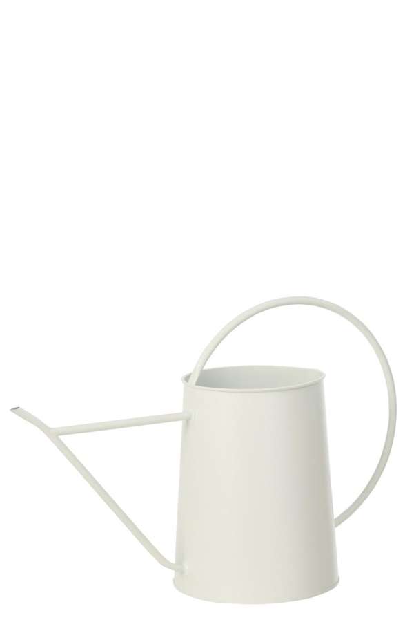 WATERING CAN IRON WHITE
