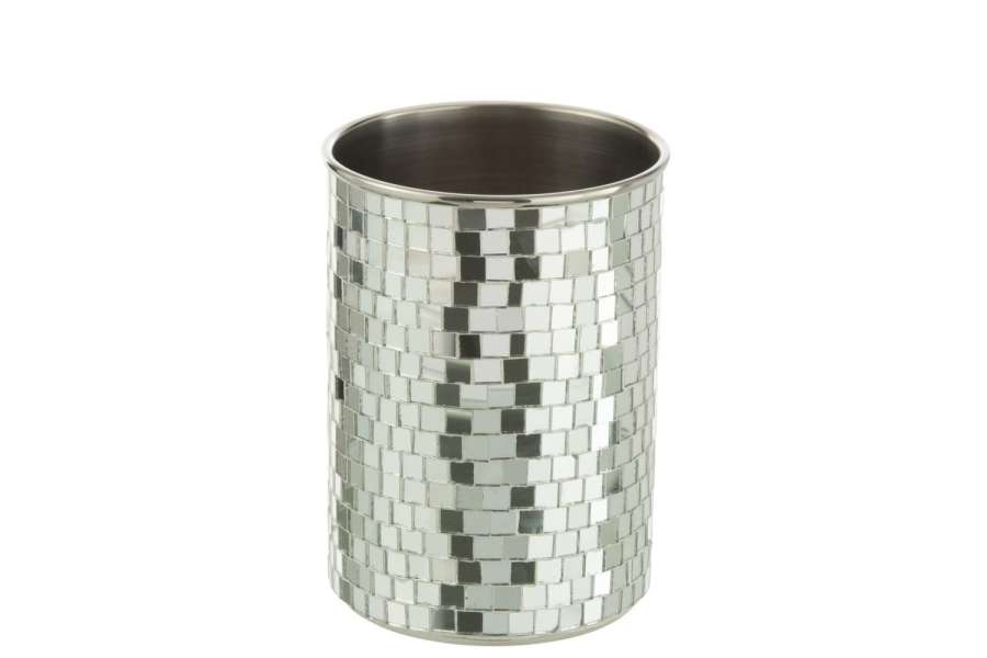 WINE CHILLER MOSAIC STAINLESS STEEL SILVER COLORED