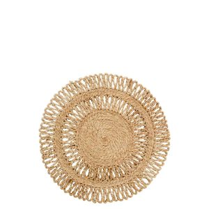 PLACEMAT ROUND JUTE NATURAL