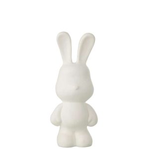 RABBIT EDDY POLYRESIN WHITE MEDIUM