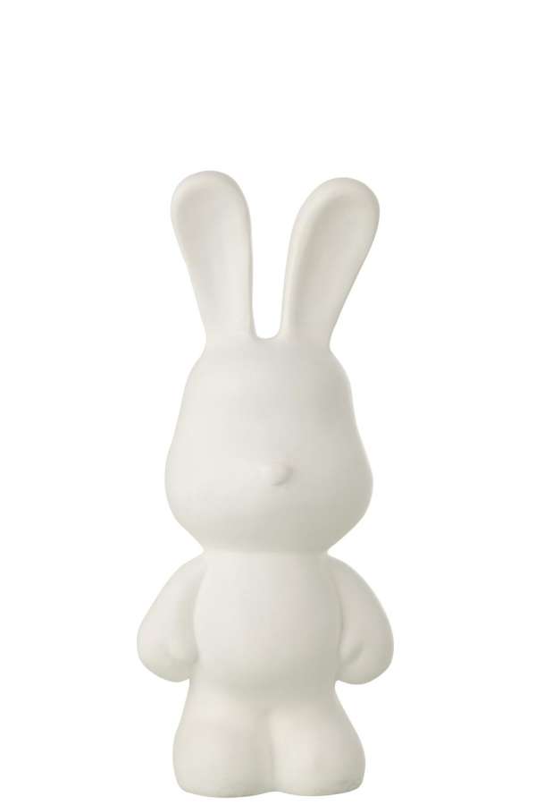 RABBIT EDDY POLYRESIN WHITE MEDIUM