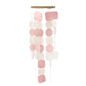 WIND CHIME LISA CAPIZ PINK