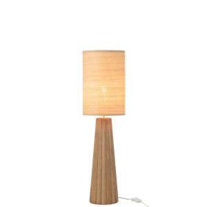 TABLE LAMP UMBRELLA AILANTHUS WOOD NATURAL SMALL