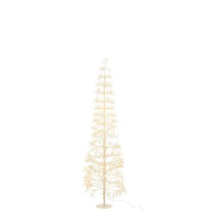 TREE LED WARM WHITE LIGHTS IRON WHITE LARGE