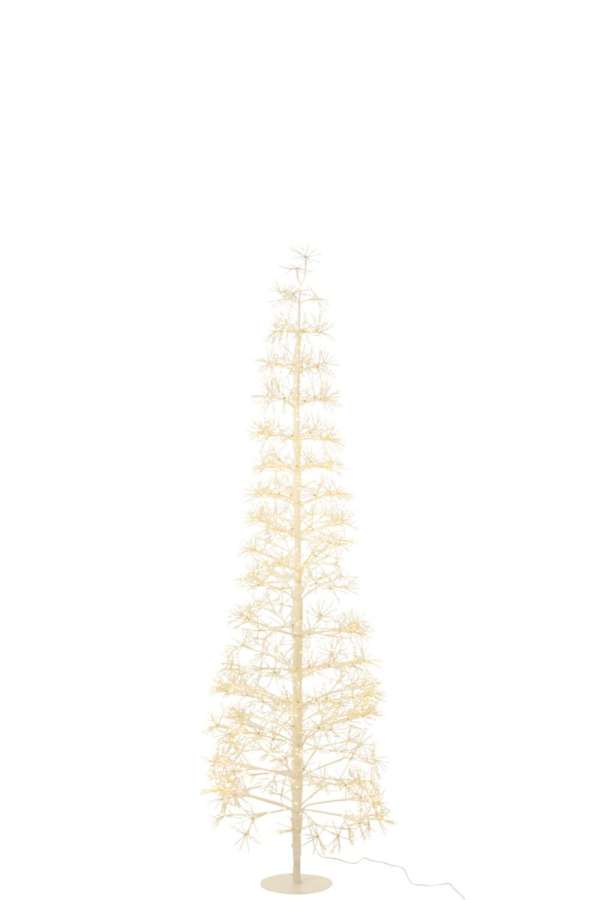 TREE LED WARM WHITE LIGHTS IRON WHITE LARGE