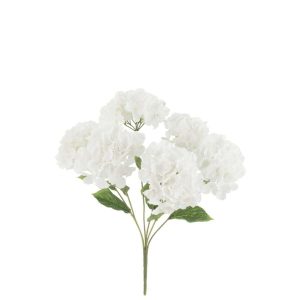 HYDRANGEA BUNCH ARTIFICIAL WHITE