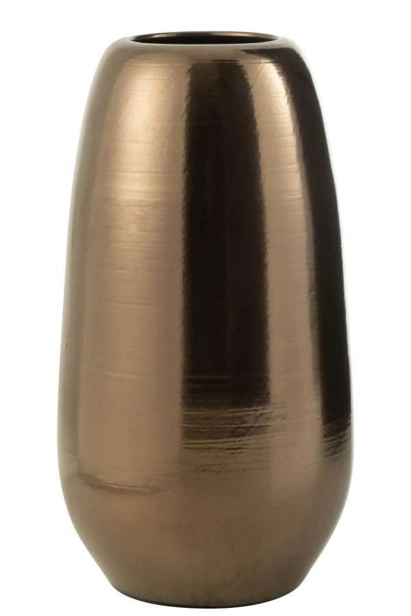 VASE LOLA PORCELAIN GOLD EXTRA LARGE