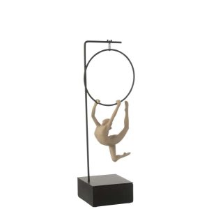 GYMNAST HOOP ALPHA RESIN BEIGE/BLACK