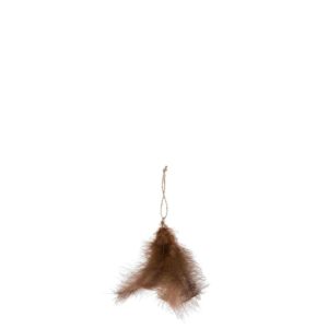PLUME HANGER BROWN