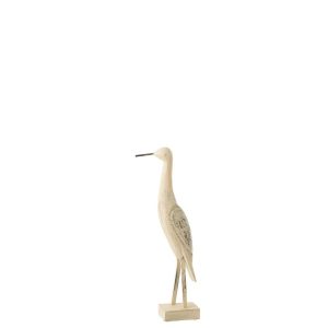 DECORATION BIRD MANGO WOOD/METAL MIX SMALL