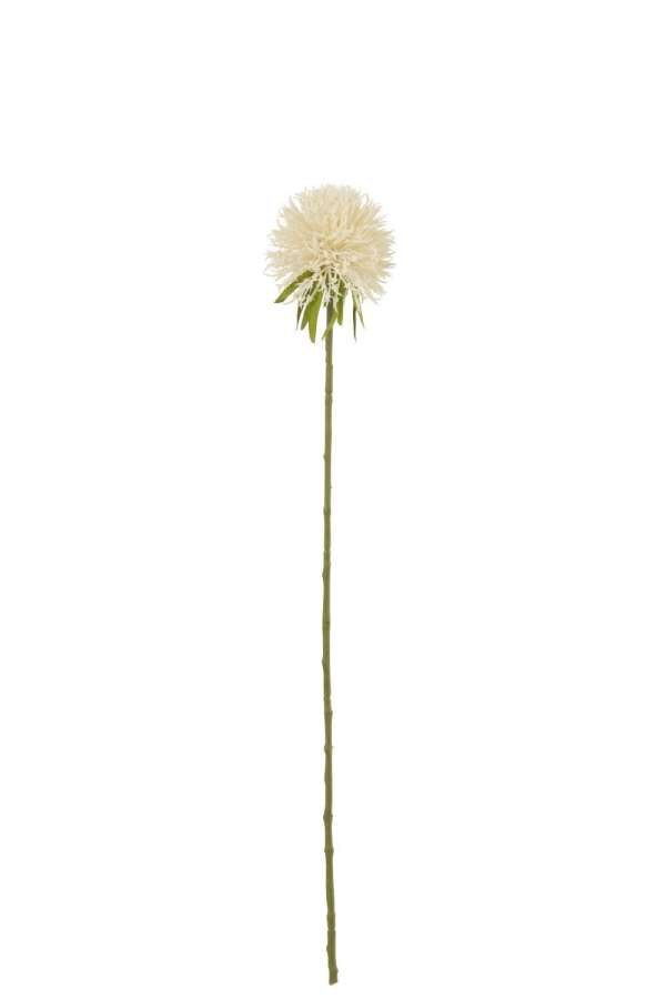 FLOWER ALLIUM PLASTIC WHITE S