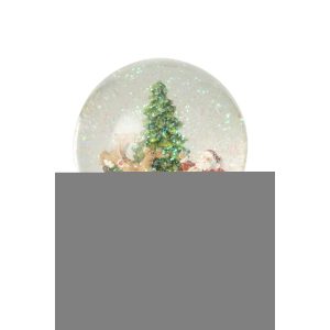 WATER GLOBE SANTA CLAUS POLYRESIN MULTICOLORED