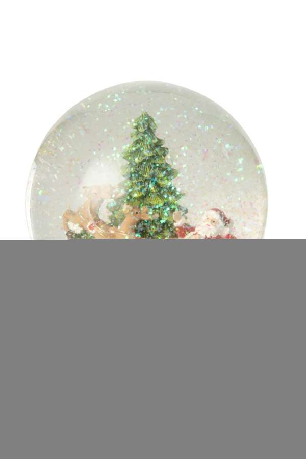 WATER GLOBE SANTA CLAUS POLYRESIN MULTICOLORED