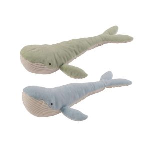 WHALE POLYESTER MINT GREEN/LIGHT BLUE LARGE ASSORTMENT OF 2